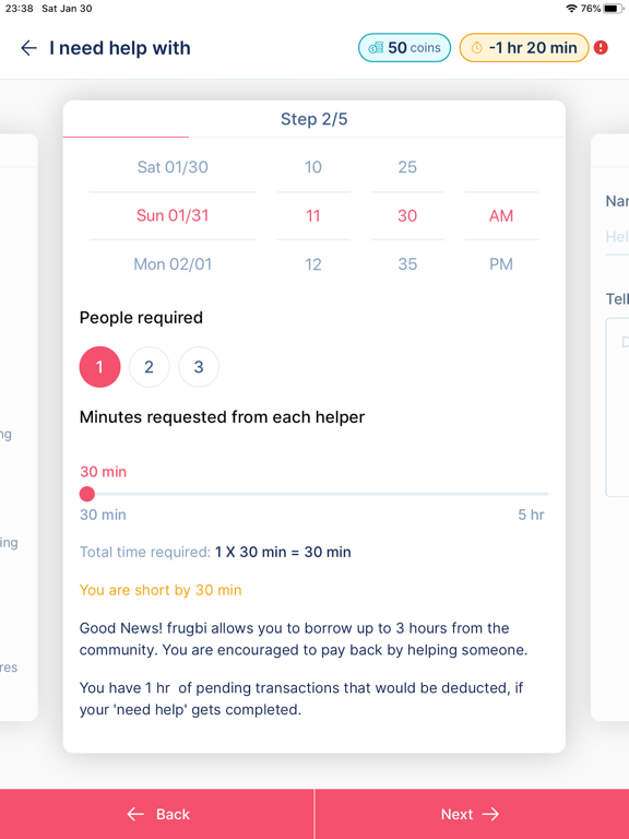 frugbi iPad screenshot 6 - Social Networking app