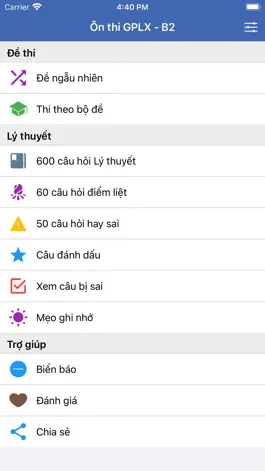 Game screenshot Ôn thi GPLX - 600 câu hỏi mod apk