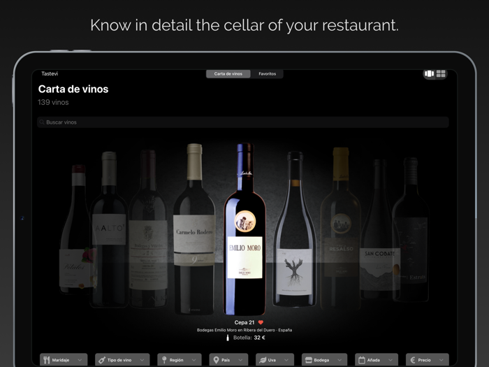 Wine Advisor for restaurants