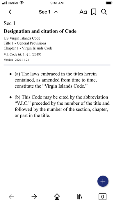 US Virgin Islands Code screenshot 2