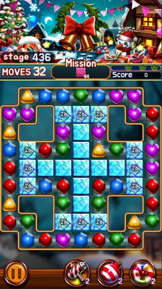 #9. Jewel Snow Puzzle (iOS) 由: V2R