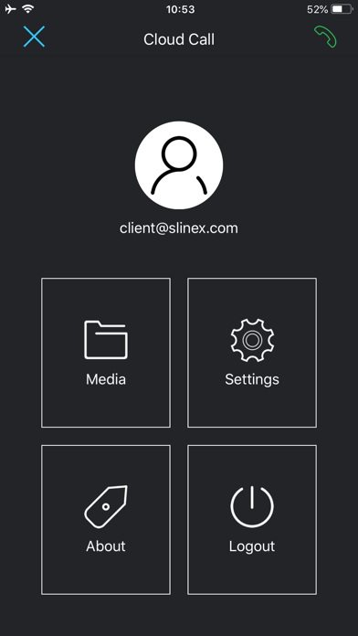 Slinex Cloud Call Screenshot