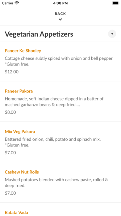 India Garden Chicago Screenshot