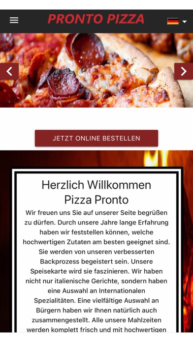 Screenshot #1 pour Pronto Pizza Luenen