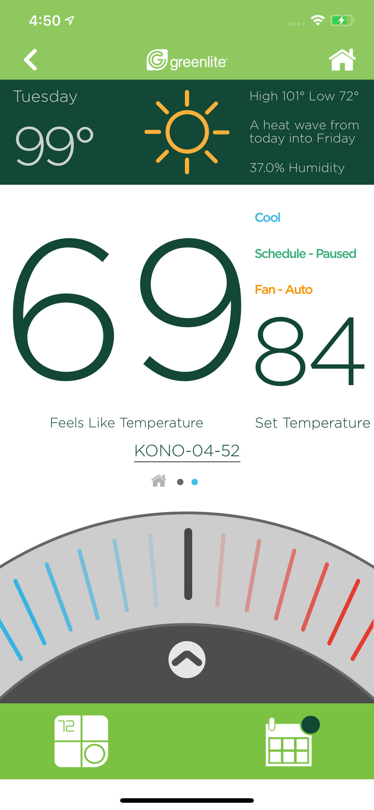 Greenlite Thermostat
