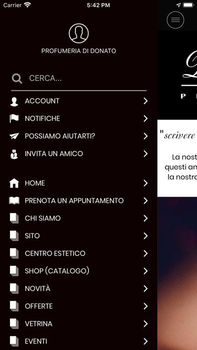 Di Donato Profumeria Screenshot