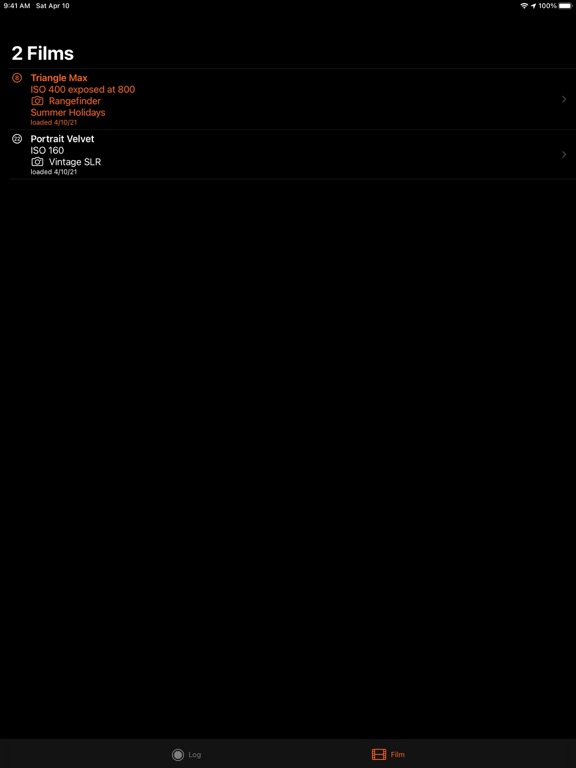 Screenshot #5 pour Yafra - EXIF for analog film
