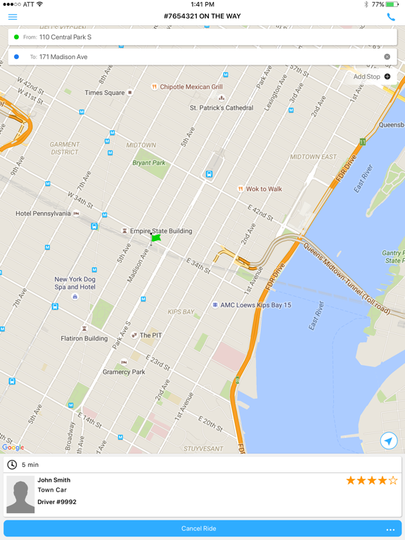 Lino Taxi RD iPad screenshot 5 - Travel app