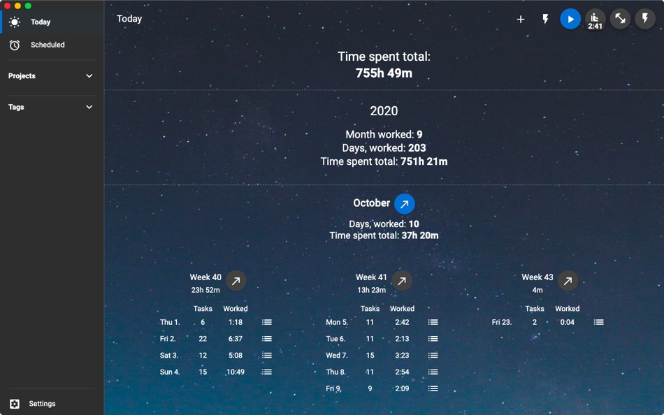 #2. Super Productivity (macOS) 由: Johannes Millan