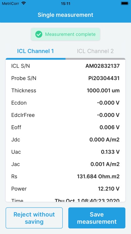 MetriCorr RMU screenshot-5