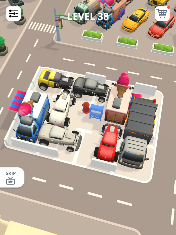 TRAFFIC PARKING CAR JAM 3D