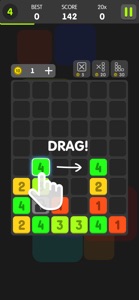 Drag And Merge Puzzle screenshot #3 for iPhone