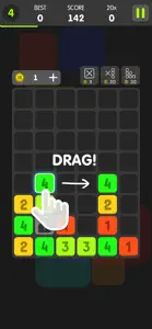 Drag And Merge Puzzle screenshot #3 for iPhone