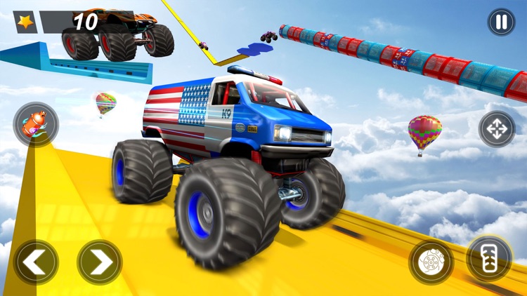 Monster Truck 4x4 Ramp Stunt screenshot-3