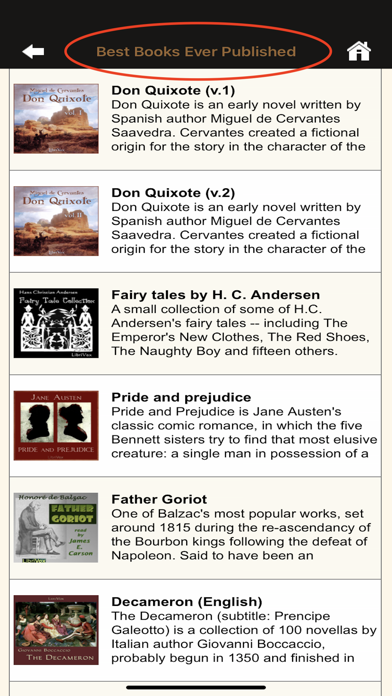 Gutenberg Book Reader Screenshot