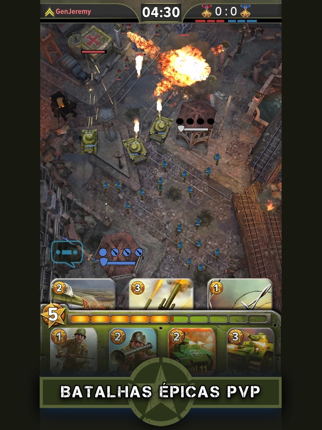 Tank Crush”, jogo de estratégia militar com tanques, já disponível