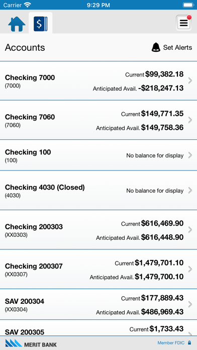 Merit Bank - Business Screenshot