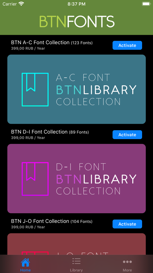 #7. BTN Fonts (iOS) 由: Mister Retro