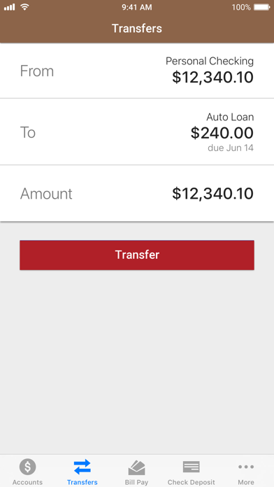 State Nebraska Bank & Trust Screenshot