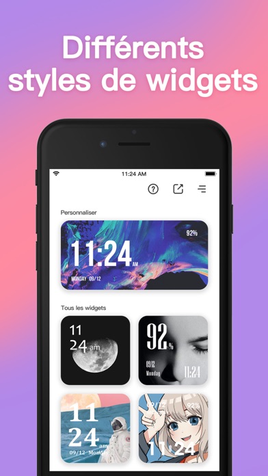 Screenshot #3 pour Widgets Maker