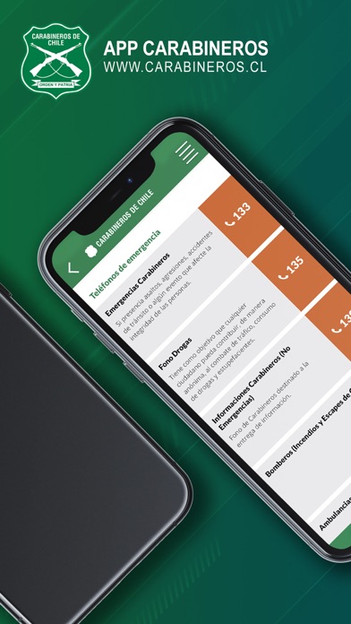 Carabineros de Chile Screenshot