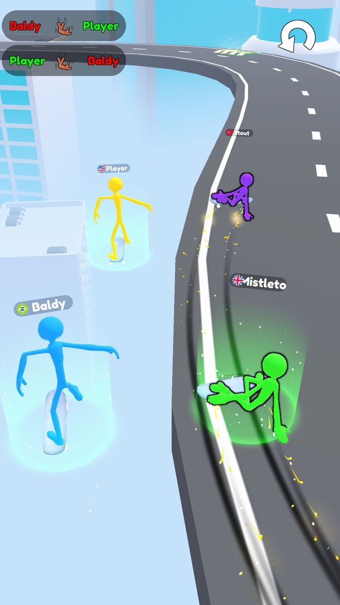 Skate Down Hill 3D