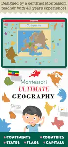 Montessori Ultimate Geography screenshot #1 for iPhone