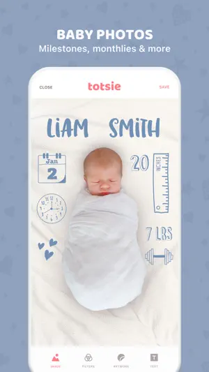 Totsie – Baby Photo Editor screenshot 2