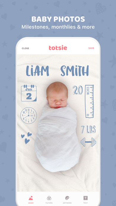 Totsie – Baby Photo Editor Screenshot