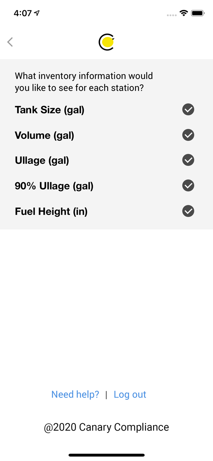 Canary Remote Inventory