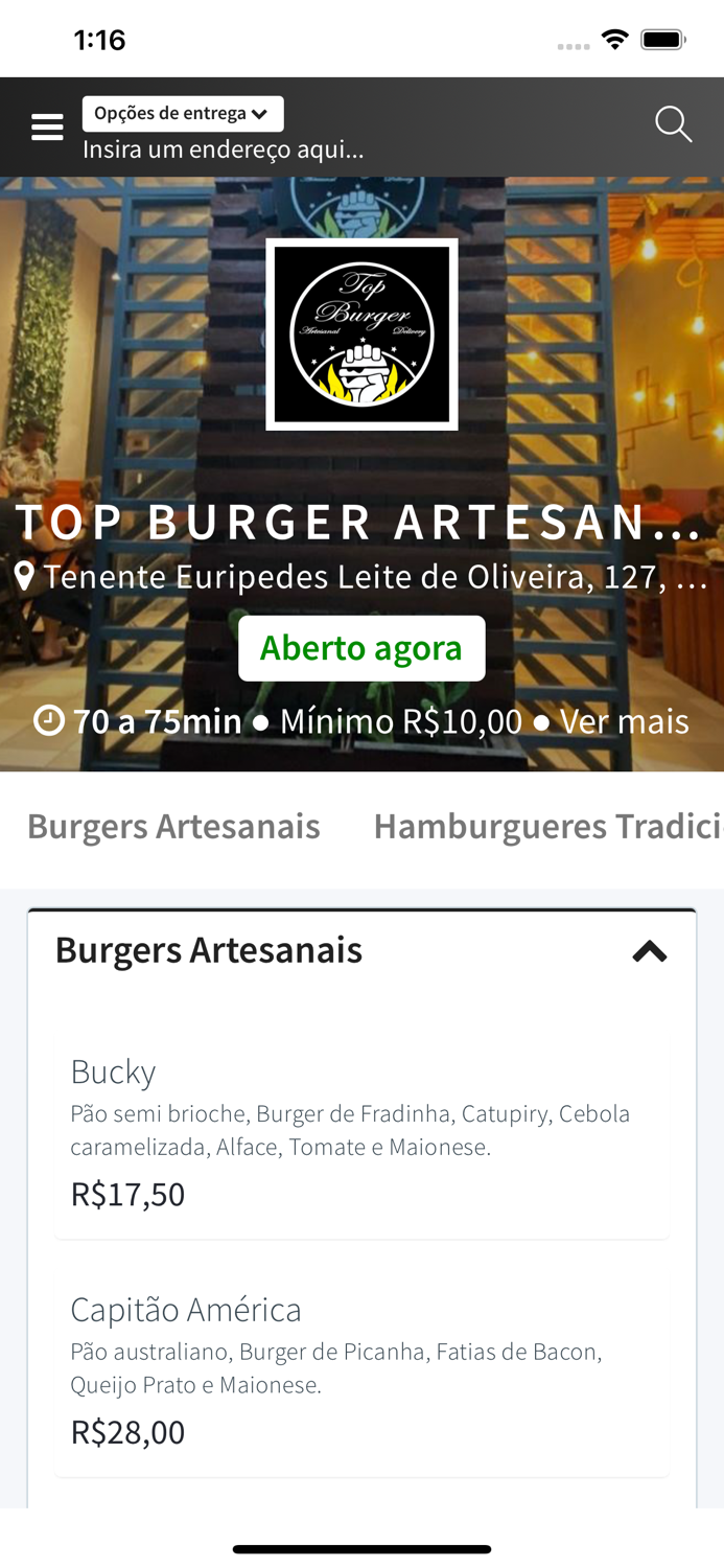 Top Burger Artesanal