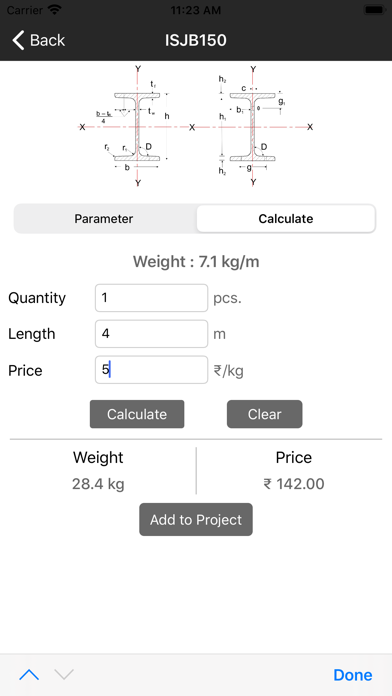 Metal Weight Calc & IS SP 6.1 Screenshot