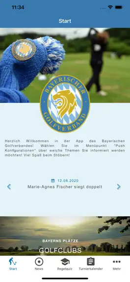 Game screenshot Bayerischer Golfverband apk