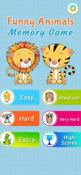 Game screenshot Funny Animals Memory Game mod apk