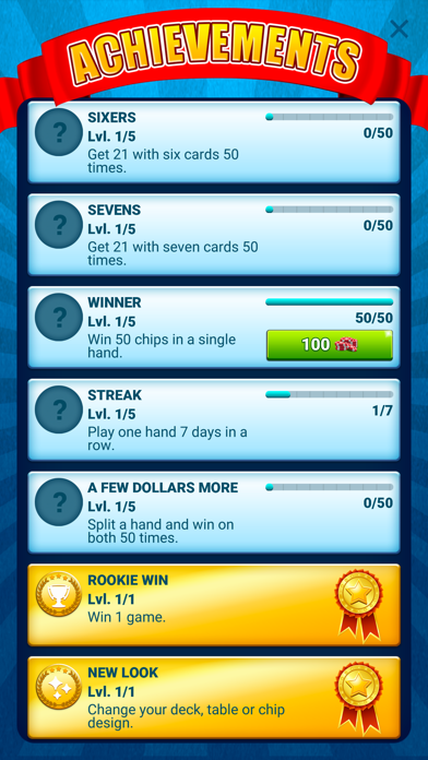 Blackjack 21! - Casino Games Screenshot