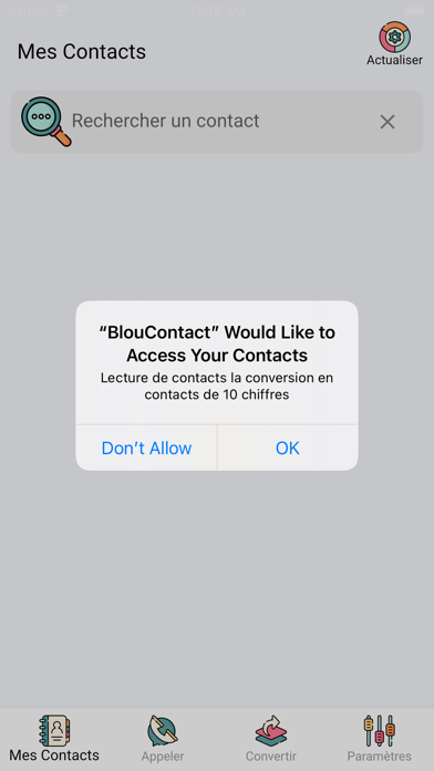 BlouContact Screenshot