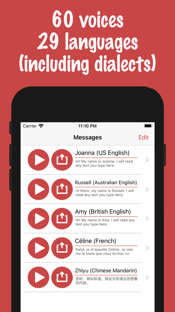 Say it - text-to-speech