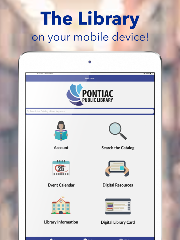 Screenshot #4 pour Pontiac Public Library Mobile