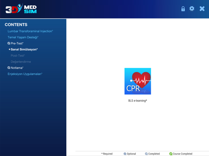 3DMedSim - Learning Suite