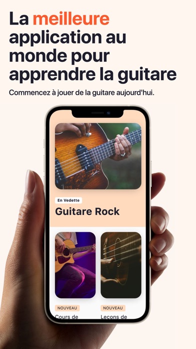 Screenshot #1 pour Apprenez la Guitare Facilement