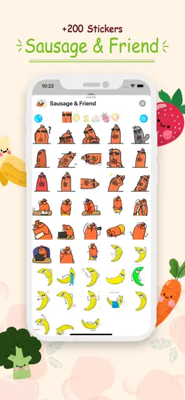 Game screenshot Sausage and Friend Stickers mod apk