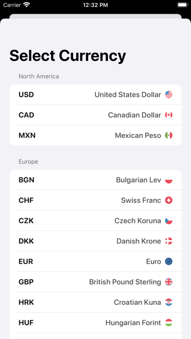 Currency Now Screenshot