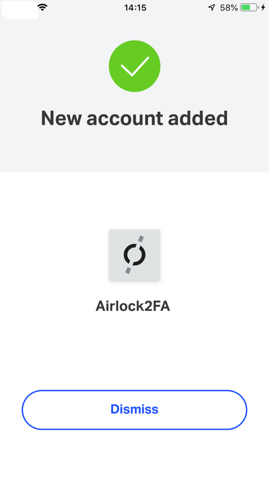 #2. Airlock 2FA (iOS) 由: Ergon Informatik AG