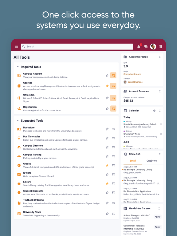 myAVC iPad screenshot