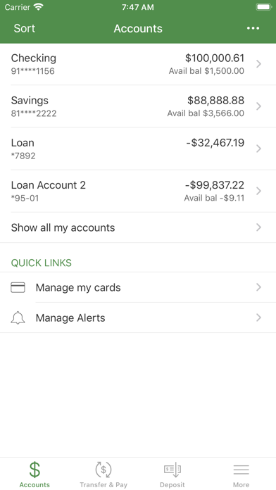 Forcht Bank Mobile Banking Screenshot