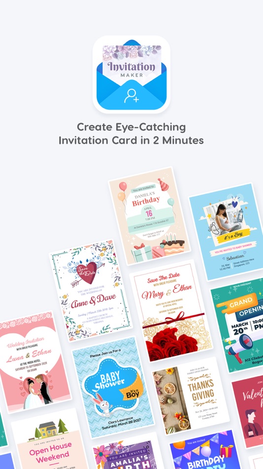 #1. Invitation Card Maker - RSVP (iOS) โดย: Hiteshkumar Hihoriya