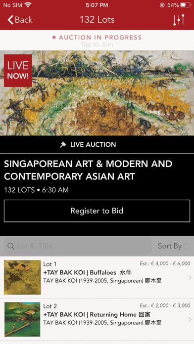 33 AUCTION Screenshot