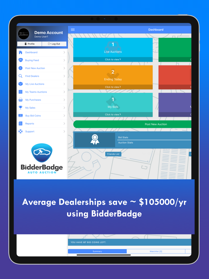 BidderBadge Auto Auction