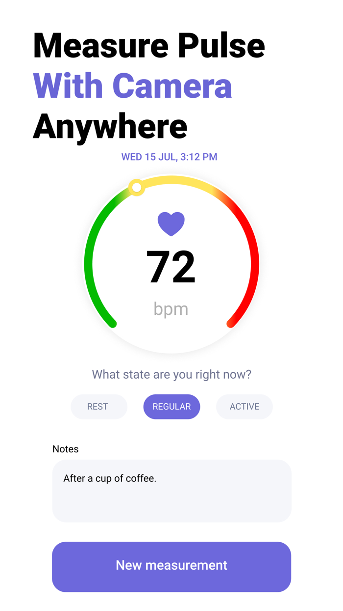 Heart Rate Monitor Track Pulse
