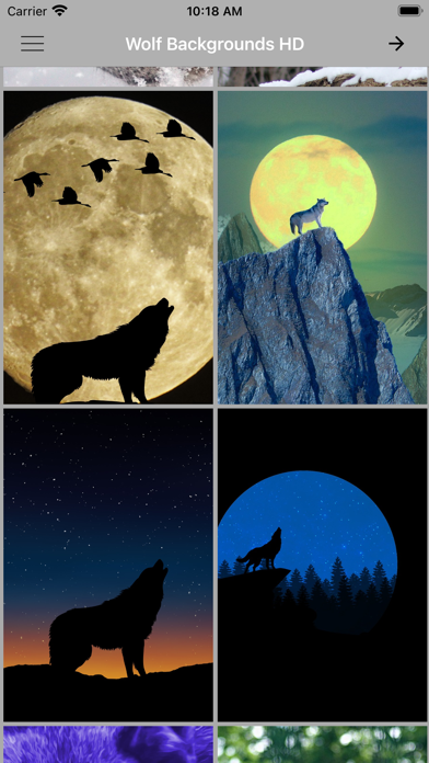 Wolf Backgrounds HD Screenshot